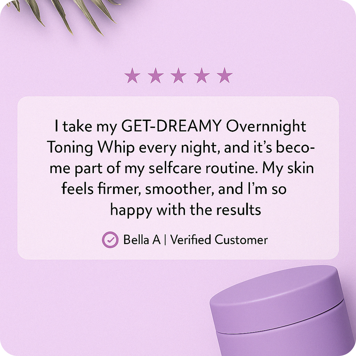 Get Dreamy Toning Cream
