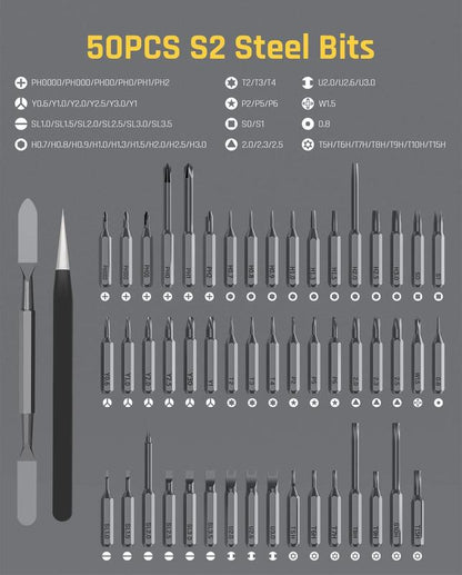 New E1 MAX 3.7V 50-in-1 Screwdriver